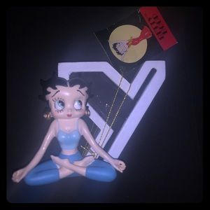 Betty Boop (Y) yoga figurine